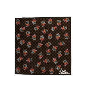 LOUIS VUITTON Damier Ebene Printed Bandana